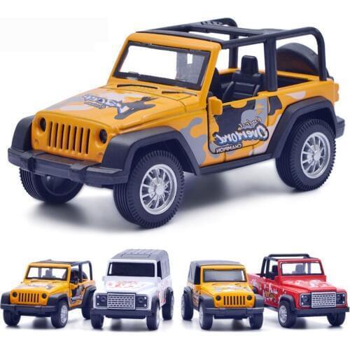 1:36 Toy Car Model Childrens Alloy Pull Back Land Rover Defender Model Off-Road Vehicle Hot Wheels Kids Toys For Boys