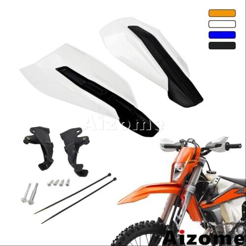 MX Motorcycle White Handguards For EXC SX XC XC-F SX-F XCF-W XC-W FC FE FX TC TE TX 2017-2020 Dirt Bike Motocross Hand Guard