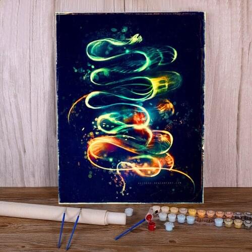 Unknown Leptocephalus DIY Painting By Numbers Complete Kit Acrylic Paints 40*50 Painting On Canvas New Design For Handiwork