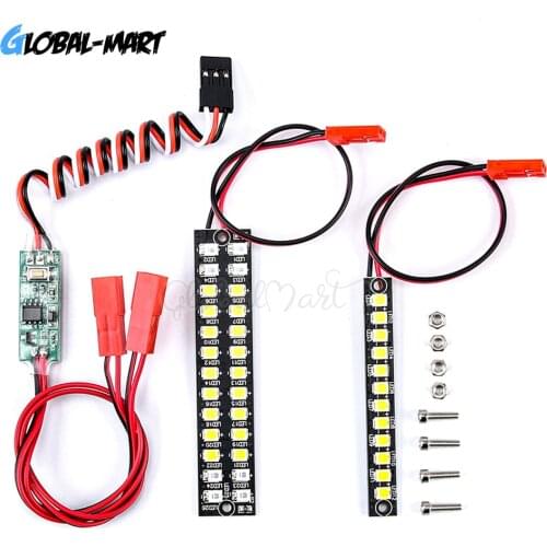 NEW 70mm 58mm Waterproof Front Rear Bumper Led Light Bar Upgrade Accessories for TRAXXAS 1/10 1:10 MAXX RC Car