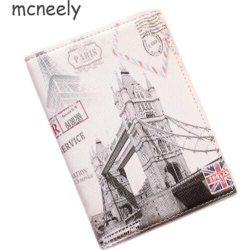 Famous Brand Tower Bridge Passport Cover For Travel Documents Mens Credit Card Holder For Visiting Cards travel passport holder