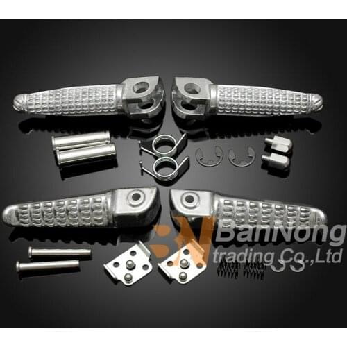 Motorcycle Front&Rear Footrests Foot pegs For Kawasaki Z750 Z800 Z1000SX ER-6F ER-6N ZX6R ZX636 ZX9R ZX10R ZX12R ZX14R
