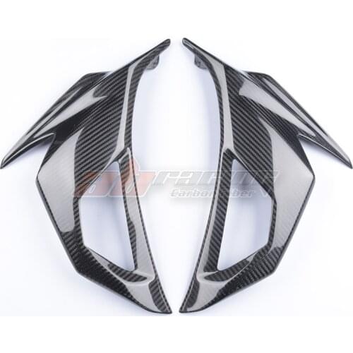 Front Head Side Panel Cowl Fairings For Kawasaki Ninja 400 2018-2020 Carbon Fiber 100