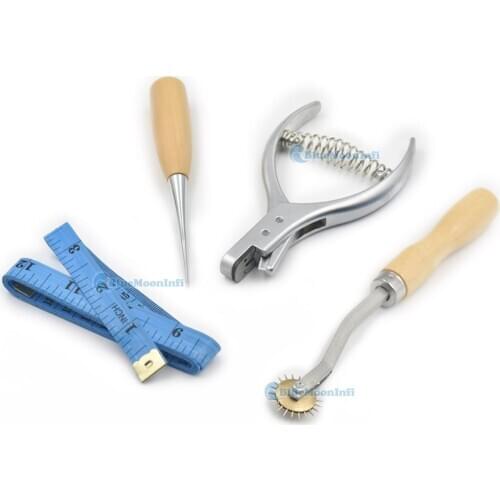 PATTERN NOTCHER DESIGNER 45N AWL Stitch Wheel TAPE Measure punch Tool choice Sewing