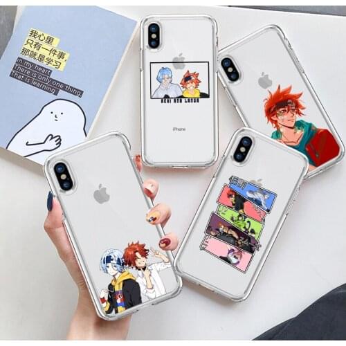 Cute Anime Sk8 The Infinity Transparent Phone Case For iPhone 11 12 Pro XS MAX XR X 7 8 6Plus SE 2021 Phone Cover