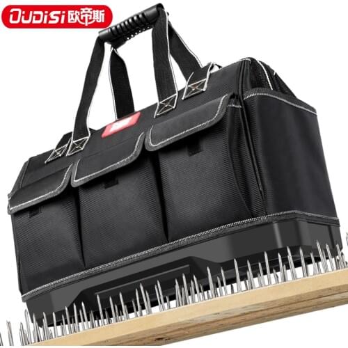 OUDISI Upgrade Tool Bag 13/17/19/21 Inch Large Capacity Oxford Waterproof Wear-Resistant Electrician Storage Bag