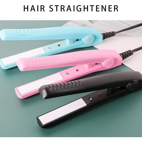 Hair Straightener Mini Hair Straightening Iron 2-in-1 Ceramic Flat Curler Hairdressing Tool