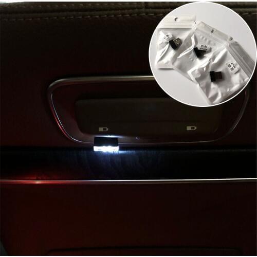 1pcs Car-Styling USB Atmosphere LED Light Case for Hyundai ix35 iX45 iX25 i20 i30 Sonata Verna Solaris HB20 Elantra Accent