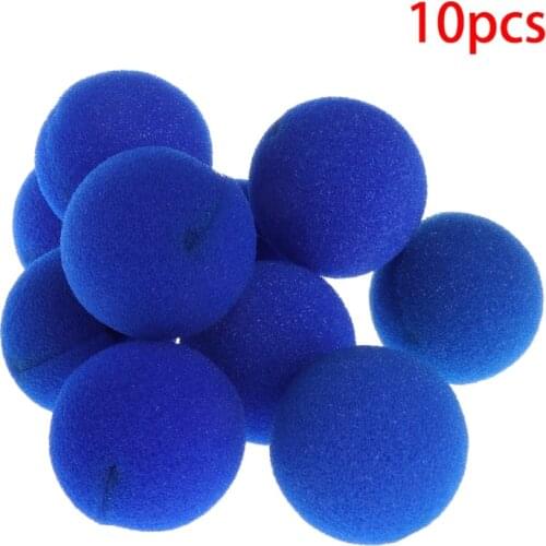 10Pcs Sponge Ball Clown Nose For Christmas Halloween Costume Party Decoration