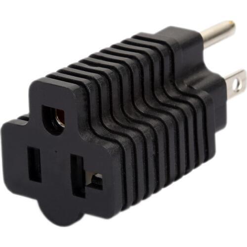 10PACK US 5-15P-5-15R AC Power Adapter Nema US 5-15P To 5-15R Connector Converter Male To Female PDU/UPS Conversion Plug Socket
