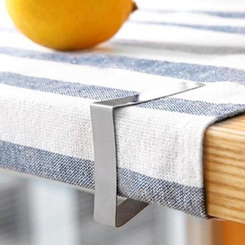 12pcs Tablecloth Clip Elastic Stainless Steel Picnic Table ClipTablecloth Holder Table Cover Folder for Picnics Weddings Parties
