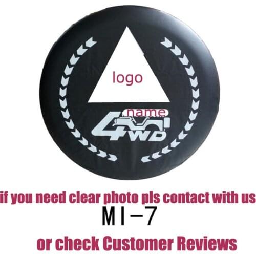 14"-17" Inch Waterproof Dustproof PVC Leather Spare Wheel Tire Cover Case Protector