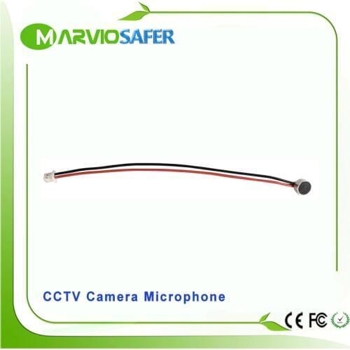 2PCS Audio-in Microphone for CCTV Camera No Need Power version