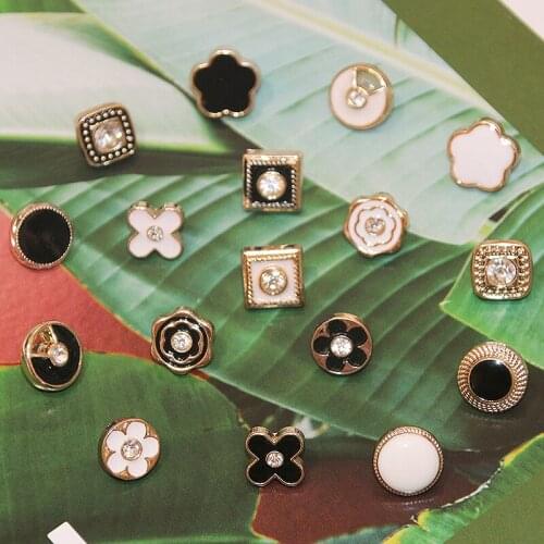 20pcs Plastic shirt buttons shirts cardigan skirts round decorative Outer jacket sewing accessories