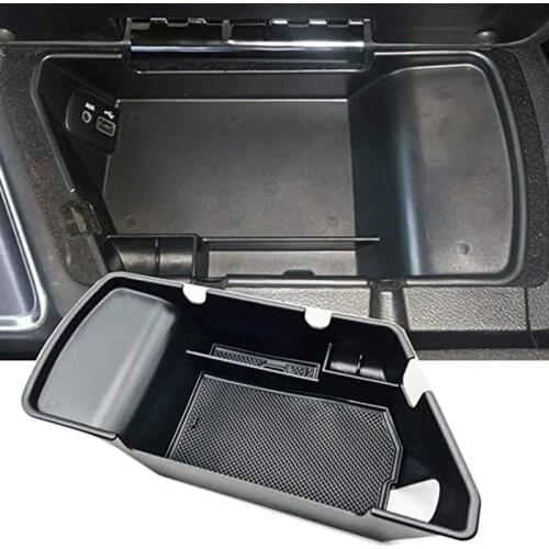 Car Interior Accessories Armrest Center Console Storage Box with Non-Slip Mat Fit for Dodge Challenger 2015-2020