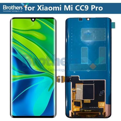 Original LCD Screen for Xiaomi Mi CC9 Pro CC9Pro LCD Display for Xiaomi M1910F4E Touch Screen Digitizer Screen Assembly Tested