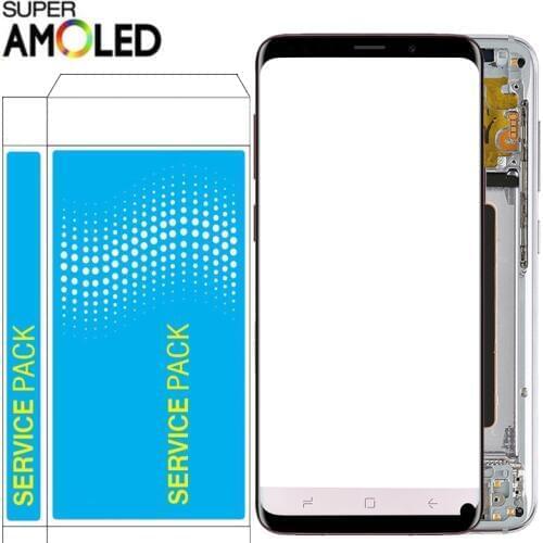 Original S8 LCD For Samsung Galaxy S8 Plus LCD With Frame Super Amoled 2960*1440 SM-G950F G955F Touch Screen Display Parts Spot
