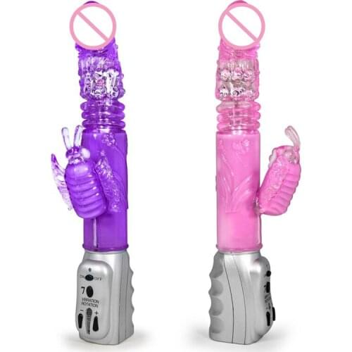 Erotic Sextoys Thrusting Dildo Rabbit Vibrator 7 Modes G Spot Clitoris Stimulator Goods for Adult Sex Toys for Woman Sex Shop