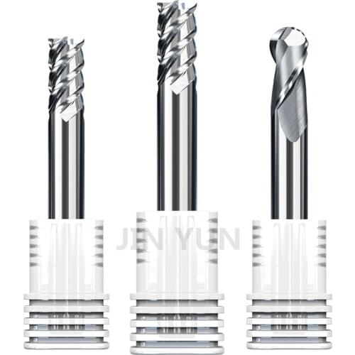 Milling Cutter CNC 70 Degree Cermet Monolithic Alloy flat-bottomed End Milling 2-flute