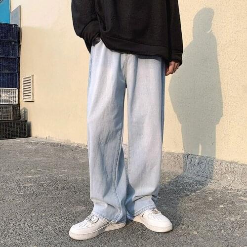 HORMETCI Men's Wide Leg Jeans