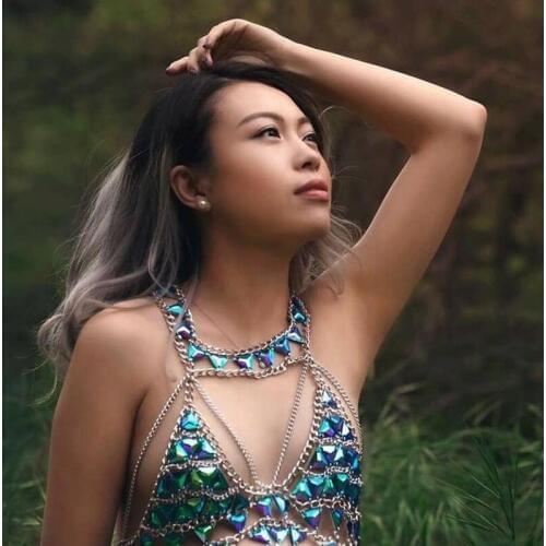 Hot Sale Sexy Women Body Jewelry Charm Exaggerated Luxury Crystal Waist Chain Statement Jewelry For Women wedding decoration