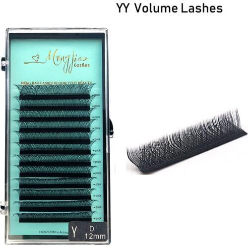 M&J YY Eyelash Extension pre made volume fans eye lashes 3D eyelash bundles Eyelash Natural eyelashes extension lashes mix mix