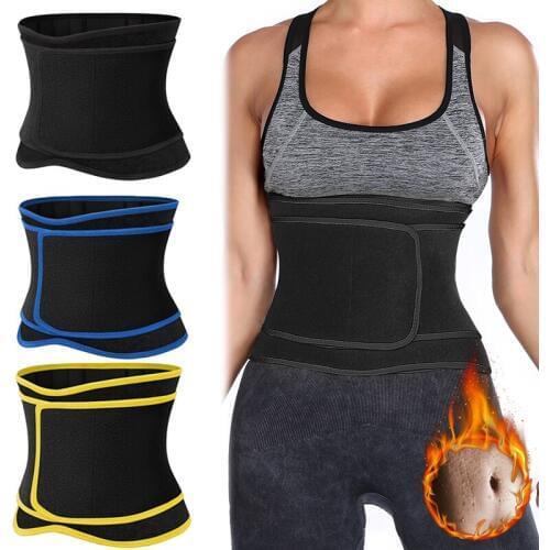 Sauna Waist Trainer Women Neoprene Body Shaper Tummy Sweat Shapewear Women Slimming Sheath Belly Shapers Workout Trimmer Corset
