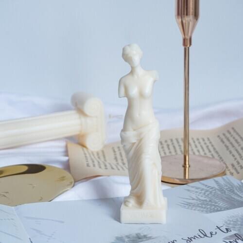 2021 New Art Body Candle Resin Mold Fragrance Human Shaped Venus Goddes Silicone Mould 2020 trend