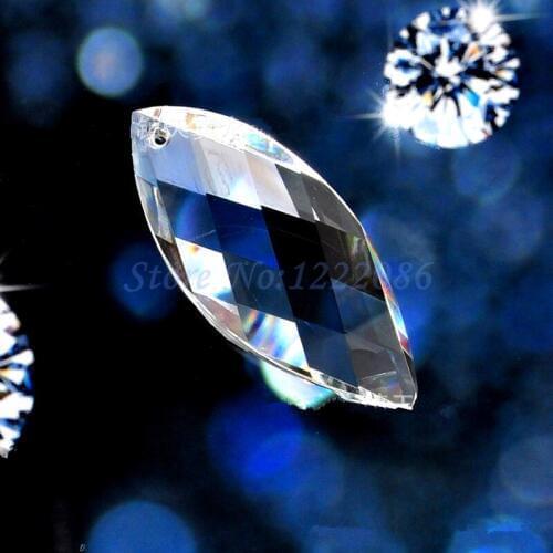 Wholsale(90pcs/Lot) 63MM Transparent Twist Crystal Prisms Crystal Chandelier Pendant Parts