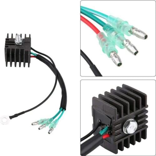 For 4Hp-70Hp 2 Stroke Yamaha Mariner Suzuki Tohatsu Outboard Rectifier Regulator