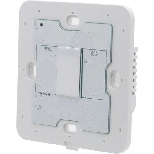 No Neutral WIFI Touch Light Wall Switch Main EU/US No Glass Blue LED TUYA Smart Life Home 2Way/3Way For Alexa Google Home Alice