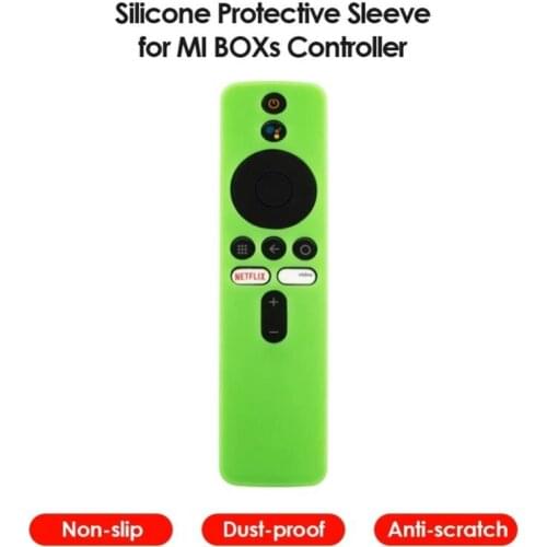 Silicone Remote Control Case For Xiaomi Mi Box S/4X Mi Remote TV Stick Cover For Xiaomi Soft Plain Remotes Control Prote Case
