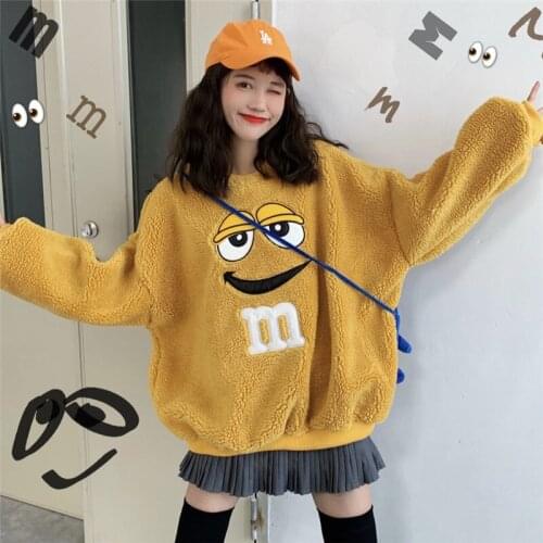 Tолстовка Hoodies Sweatshirt Hoodie Women Sudadera Mujer Oversized hooded Streetwear Cartoon Embroidered Dropshipping Autumn