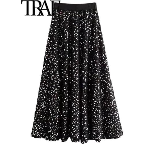 Женские юбки макси TRAF China At AliExpress