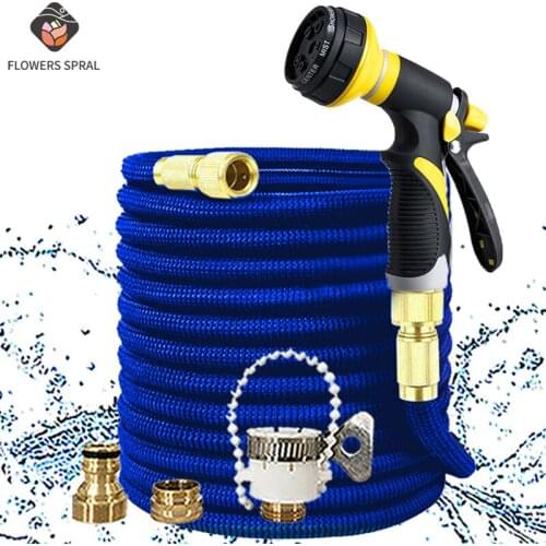 High Pressure Retractable Magic Car Wash Hose Adjustable Spray Shape Garden Water Gun For Home Garden Watering And Cleaning Hose