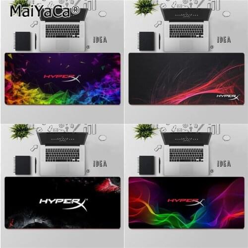 MaiYaCa Top Quality HyperX Logo MousePads Computer Laptop Anime Mouse Mat Free Shipping Large Mouse Pad Keyboards Mat