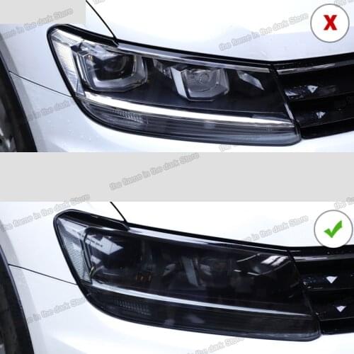 Car headlight anti-scratch protective film for vw tiguan accessory sticker auto volkswagen 2019 2020 2021 2022 2017 2018 2016