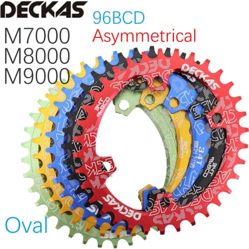 Deckas Chainring Oval 32T 34T 36T 38 Tooth 96 BCD for M7000 M8000 M9000 Cycling Bike Bicycle Chainwheel tooth plate 96bcd