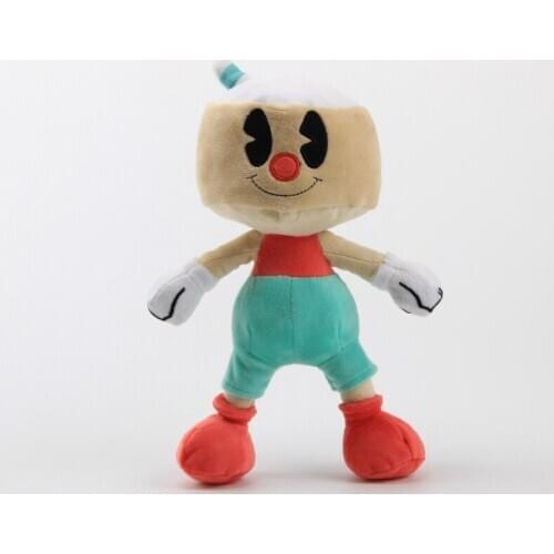 1pcs 25cm Game Cuphead Plush Toy Dolls Cuphead Puphead Plush Soft Stuffed Anime Christmas Gifts for Kids