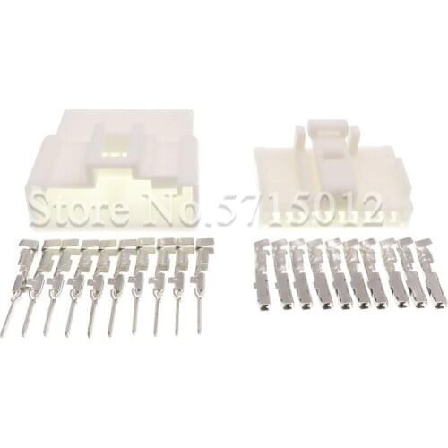 10 Hole Auto Car Rear Mirror Switch Plug Socket Female Male Wire Connector For Toyota