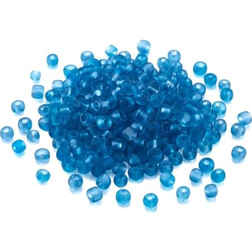 100g 8/0 Charm Czech Frosted Glass Seed Spacer Beads 3mm DIY Bracelet Necklace for Jewelry Making DIY Earring about 2100pcs/100g