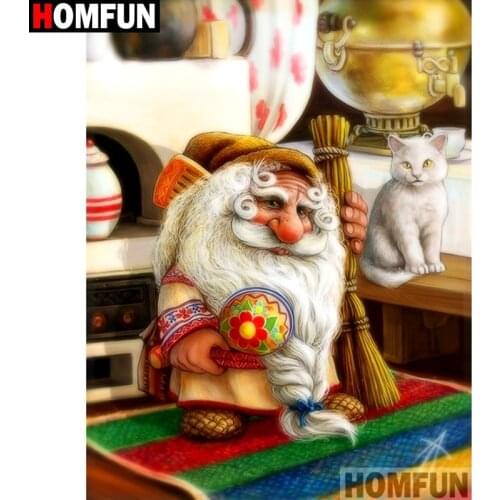 HOMFUN Full Square/Round Drill 5D DIY Diamond Painting "Cartoon character" Embroidery Cross Stitch 5D Home Decor A01743