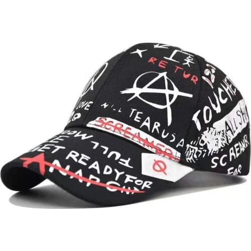 New Outdoor Sport Baseball Cap Spring And Summer Fashion Graffiti Adjustable Men Women Caps Cotton Casual Streetwear Hip Hop Hat