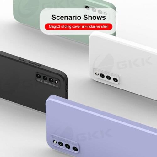 Straight Edge Slide Case For Huawei Honor magic 2 Ultra-thin Anti-knock Protection Hard Cover For Honor Magic 2 Case Coque Funda