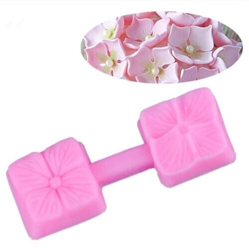 Flower Sugarcraft Embossed Fondant Cake Decorating Tools Clay Candy Jelly Chocolate Gumpaste Silicone Molds