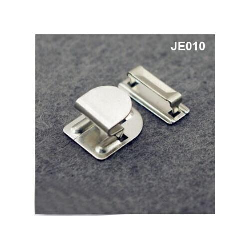 DIY 50sets/lot #8015 high quality 4-part trousers hooks metal brass nickle color free shipping