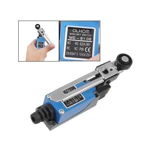 ME-8108 Momentary Rotary Adjustable Roller Lever Arm Limit Switch