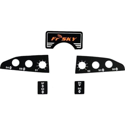 FrSky Taranis X9D PLUS Transmitter Sticker Set Replacement Parts