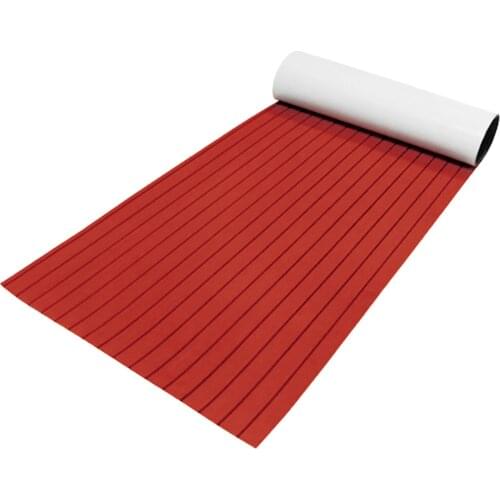 94"x23.6" Marine Boat Flooring EVA Foam Yacht Teak Decking Sheet Floor Pad