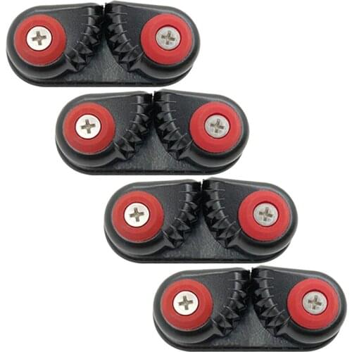 NEW-4PCS Kayak Cam Cleat Boat Canoe Sailing Boat Dinghy Aluminum Cam Cleats Fast Entry Kayak Cleats Marine Yacht Accessories